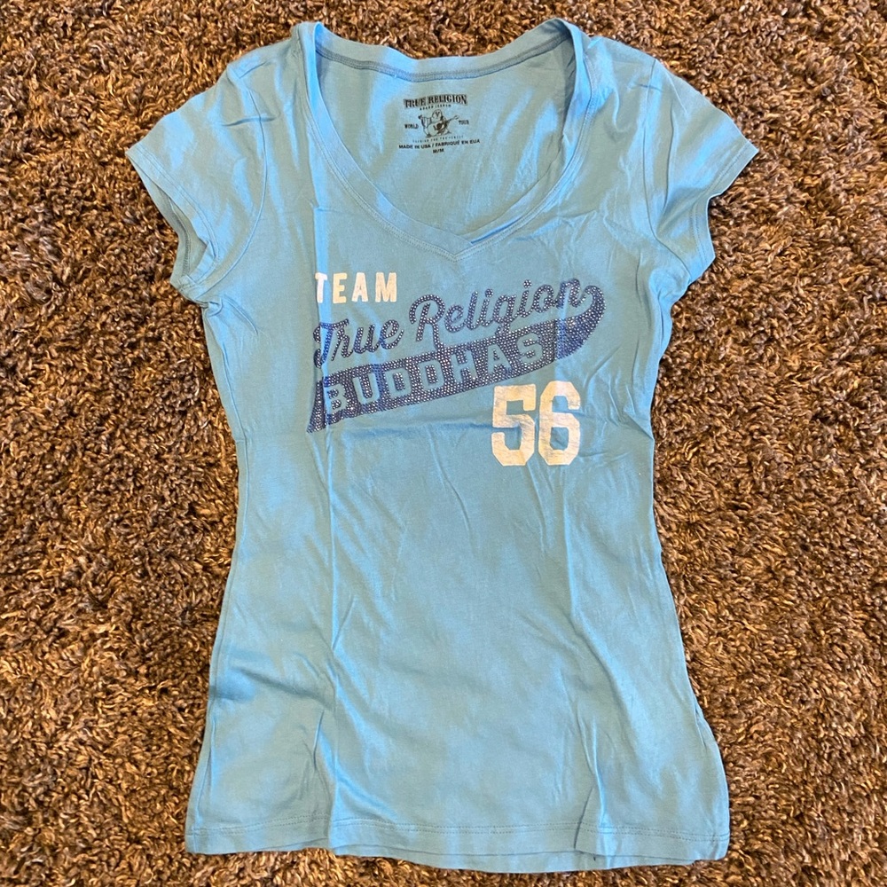 True Religion - V- neck T- Shirt